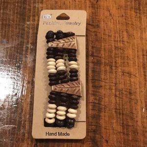 Brown beaded bracelet